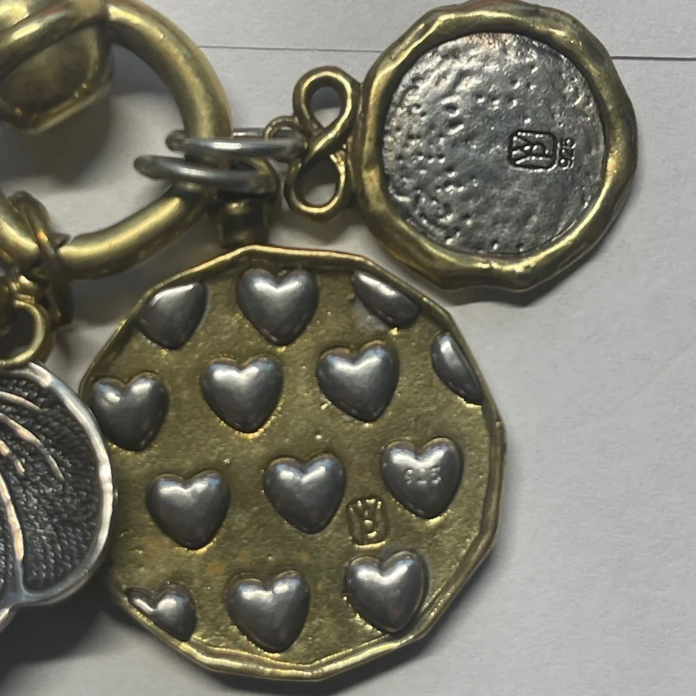 Waxing Poetic Charm Holder Necklace & 3 Charms - Picture 6 of 10